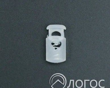 фото Стопор "цилиндр" 0305-3005, цветн. пласт., прозрачный