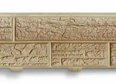 фото Формованный сайдинг Альта-Профиль Сланцевая порода цвет Бежевый