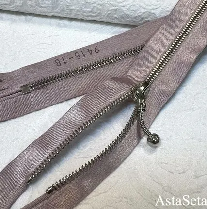 Фото №0 Молния RIRI атласная 4мм лиловая 18см