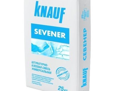 фото Штукатурная клеевая смесь Knauf Севенер 25 кг