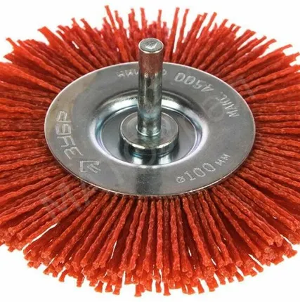 Фото №0 Щетка дисковая для дрели, нейлоновая, 100мм, ЗУБР