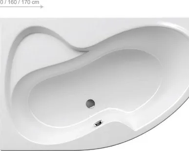 фото Асимметричная акрилоая ванна Rosa II 160 x 105 L Ravak CM21000000 Ravak