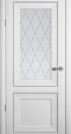 Фото №0 Межкомнатные двери ALBERO "Прадо" Белый (ДО) Мателюкс Гранд