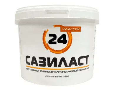 фото Герметик Сазиласт- 24, Классик белый, 16,5 кг
