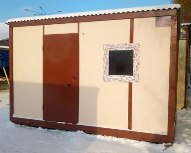 фото Бытовка дачная Шале альпийский стиль 3000*2400