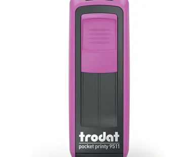 фото Печати-С 9511 TRODAT POCKET PRINTY КАРМАННЫЙ ШТАМП 38х14мм (Фуксия, Синий)