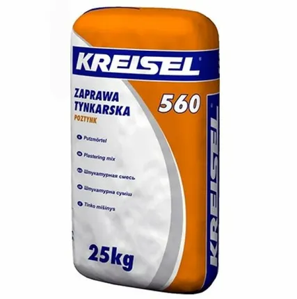 Фото №0 Штукатурка PUTZMÖRTEL 560 цементно-известковая, 25 кг. КРАЙЗЕЛ (1п=42шт)