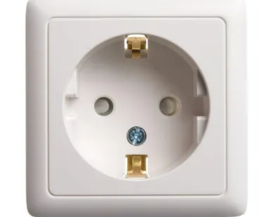 фото Schneider Electric Розетка 1-м ОП Хит 16А IP20 250В с заземл. защ. шторки бел. RA16-138-B Schneider Electric