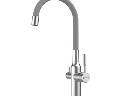 фото Смеситель Lemark Expert LM5083S-Gray для кухни с подключением к фильтру с питьевой водой