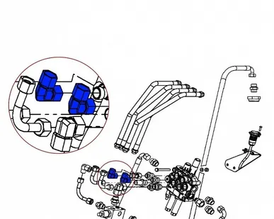 фото Муфта коленчатая AA M18x1,5 12L POD-HKR-000120 для фронтального погрузчика Metal-Fach Т219