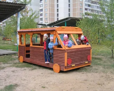 фото Игровое оборудование "Автобус" для детских садов от производителя