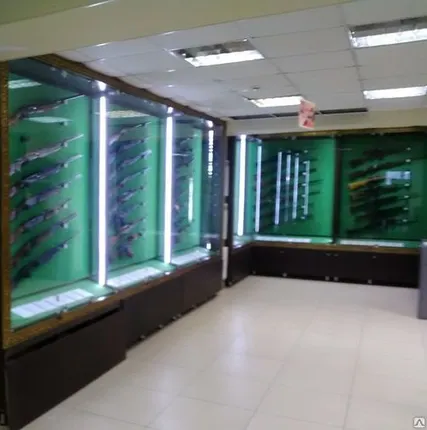 Фото №0 Бронирование стекла витрин ОРУЖЕЙНЫХ МАГАЗИНОВ плёнками