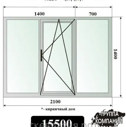 Фото №0 Система профилей ПВХ CityLux 58мм с Турецкой фурнитурой GEVISS