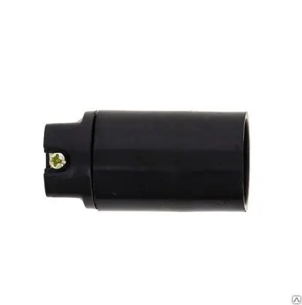 Фото №0 Патрон карболитовый подвесной, Е14, черный