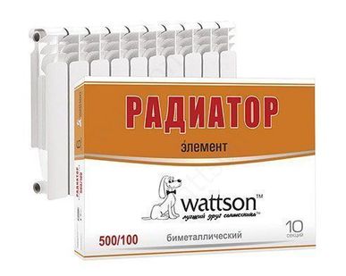 фото Биметаллический радиатор WATTSON BM Элемент 500 080