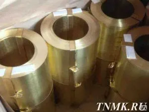 фото Лента латунная 2х60 Л63 ГОСТ 2208-2007