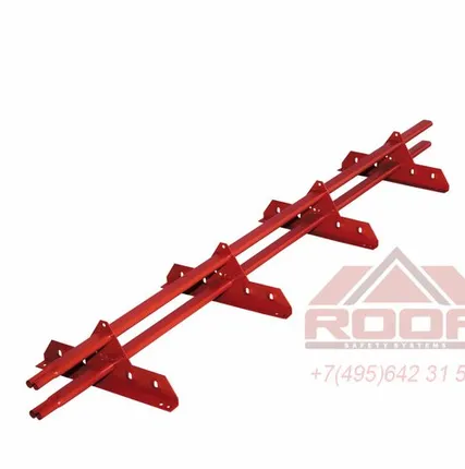 Фото №0 Снегозадержатель ELITE 40*20 (овал) NEXT 6005 RAL, 3м, 3 опоры