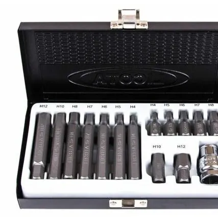 Фото №0 LICOTA ABS80001 набор БИТ шестигранных H4-H12 S2, 15 ПР.