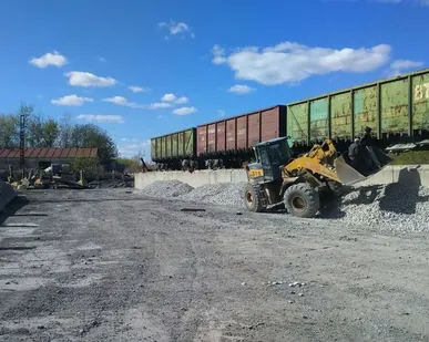 фото Перевалка с ж/д вагонов и складирование под охраной