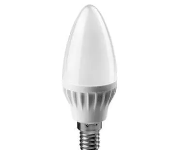 фото Лампа светодиодная 71 632 OLL-C37-8-230-2.7K-E14-FR 8Вт свеча 2700К тепл. бел. E14 560лм 176-264В ОНЛАЙТ 71632
