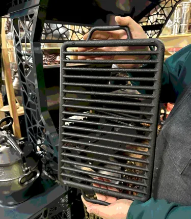 Фото №0 Чугунная решетка гриль 400/260/15 мм Белоруссия