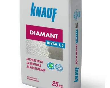 фото Штукатурка Кнауф Диамант Шуба 1,5мм 25кг