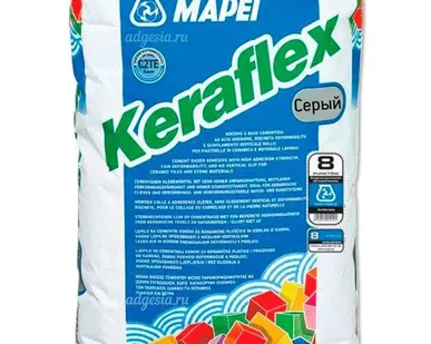 фото Состав цементно-клеевой KERAFLEX серый
