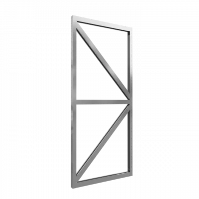 Фото №0 Дополнительная дверь для теплицы ЧЕЛСИ, цвет Оцинкованный