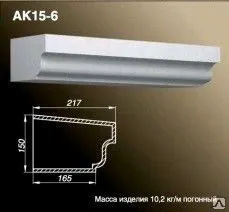 фото Карниз AK15-6-BP Правый угол