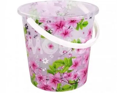 фото Ведро пласт 10л &#39;Мишель&#39; (прозрачное) (М4437) (1/10) ВЗ