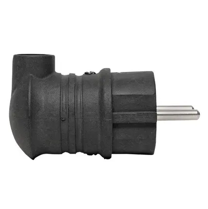 Фото №4 Вилка угловая 230В 2P+PE 16А IP44 каучук PROxima EKF RPS-017-16-230-44-r