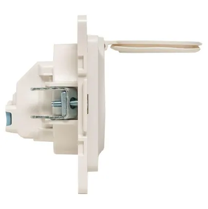 Фото №8 Розетка 1-м СП Стокгольм 16А IP44 с заземл.защ. шторки с крышкой механизм бел. PROxima EKF EYR16-028-10-44