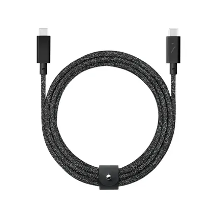 Фото №0 Кабель Native Union Belt Pro USB-C - USB-C, 2.4 м, 240 Вт, нейлон, черный