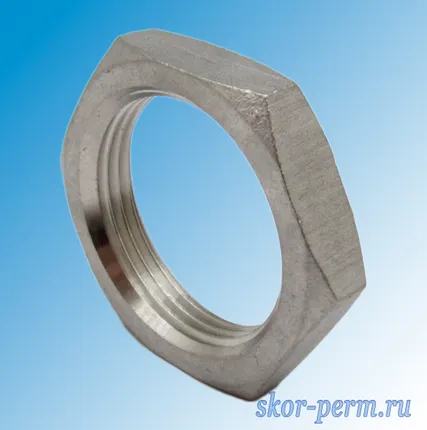 Фото №0 Контргайка Ду32 из нержавеющей стали