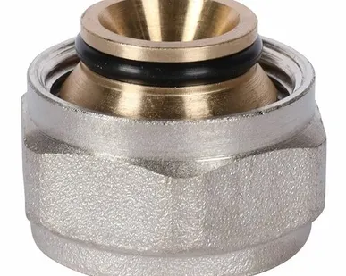 фото Фитинг компрессионный ROMMER евроконус для труб PEX-AL-PEXb 16х2,0х3/4