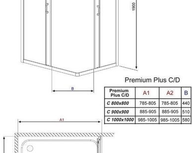 фото Душевая кабина Radaway Premium Plus фабрик 80х80х190