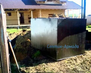 фото Септик из металла Армада 5м3