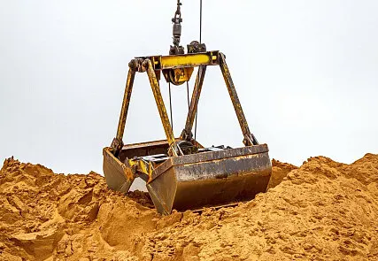 Фото №0 Аренда грейфера (грейферного ковша)