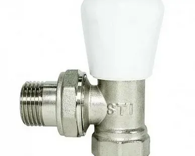 фото Клапан регулирующий угловой 3/4 внутренняя/наружная резьба STI 2036