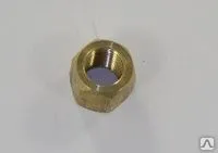 фото Гайка латунь М10х1.5 ключ 17