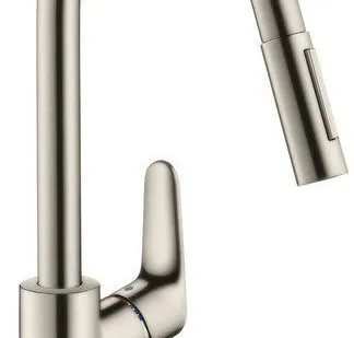 фото Смеситель для кухни однорычажный, с выдвижным душем Hansgrohe Focus 3181580