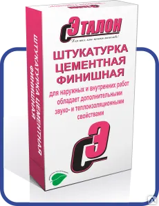 фото Штукатурка цементная фасадная Эталон FASAD