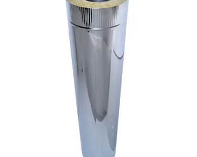 фото Труба сэндвич D115/215 мм L = 1,0 м (нерж. 0,5/0,5 мм AISI 304 внутри)