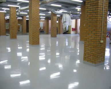 фото Изготовление промышленных бетонных полов