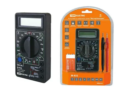 фото Мультиметр цифровой Мастер лектрик М-832В