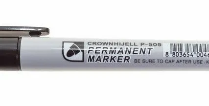 Фото №0 Маркер Прочие зарубежные Маркер перманентный Crown «Multi Marker Slim» 2 мм, черный, пулевидный (08-8201)