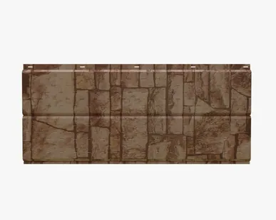 фото Сайдинг Потолочно-фасадная панель «Софит» перфорированный покрытие камень Россия, 0.45-0.5 мм