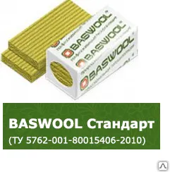 Фото №0 Baswool Стандарт - теплоизоляционный материал для стен (50-90кг./м3)