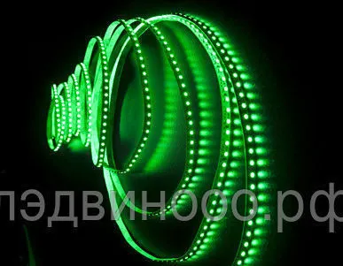 фото Светодиодная Лента герметичная -3528, 9,6 Вт 12V 120 Led зеленый