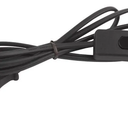 Фото №0 Шнур для бра 1.8м ШВВП 2х0.5 черн. UX-ШВВП-S-1.8m-B ЭРА Б0044072